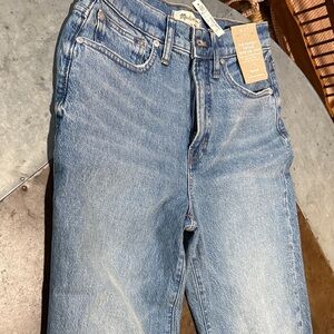 Madewell Classic Blue Wide Leg Jeans